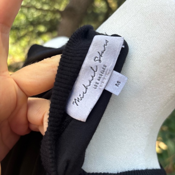 Michael Stars Black Sleeveless Rayon Tank Top with Round Neckline - Picture 7 of 10